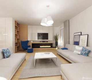 现代风格80平米小户型客厅家具摆放