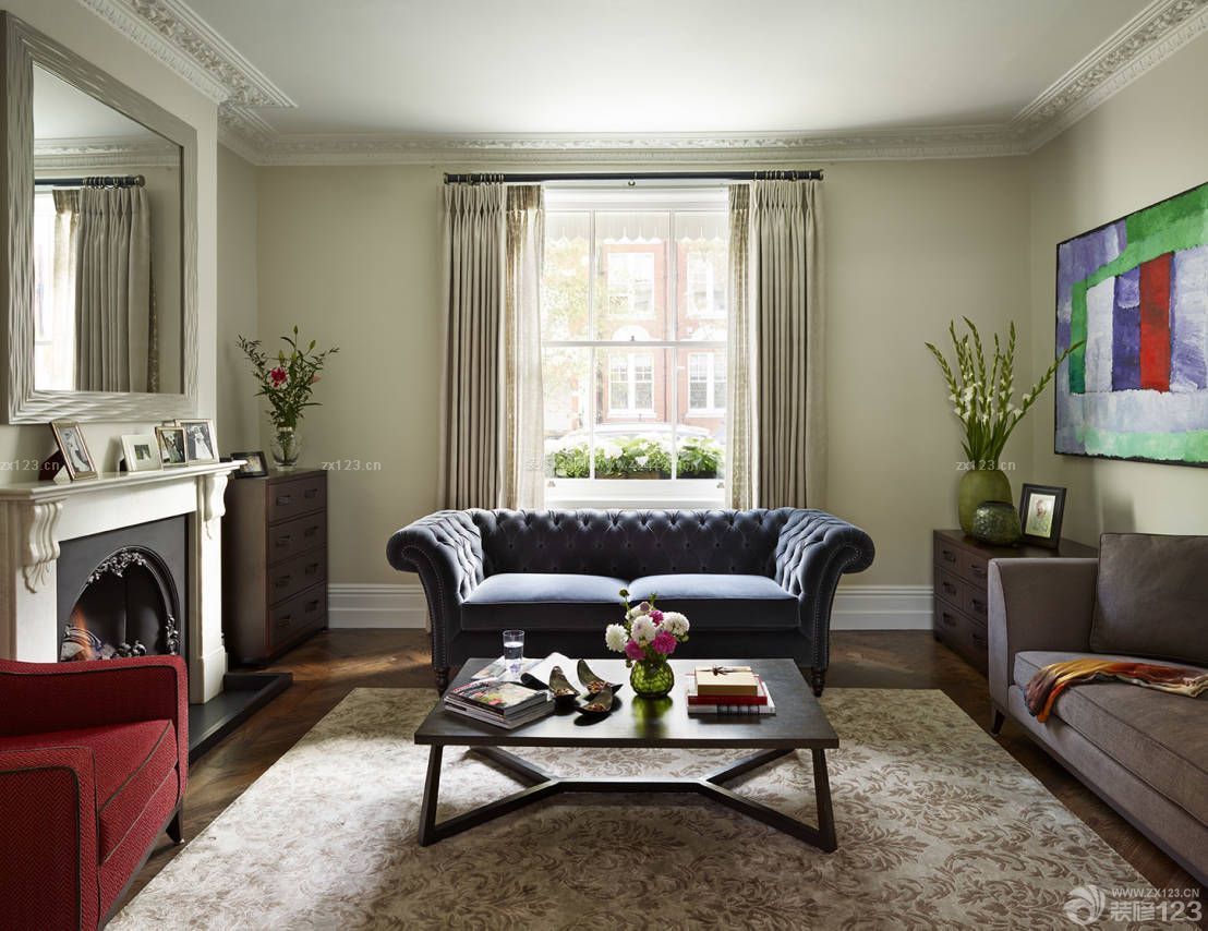 50到60平米小户型公寓欧式沙发装修效果