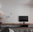 100平米两室两厅户型简约电视墙装修案例