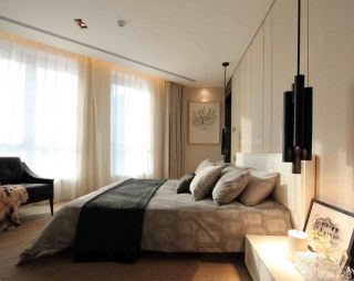 100平米两室两厅户型简约卧室装修效果图图片大全