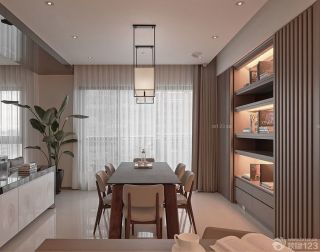 最新80平方两室一厅餐厅装修设计效果图片