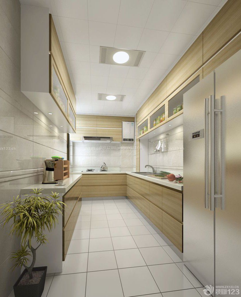 90平两室两厅厨房装修案例图片