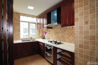 60平米中式小户型厨房设计装修效果图
