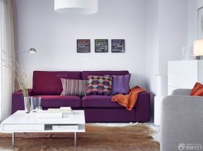 50平米一室一厅小户型装饰样板 布艺沙发装修效果图片