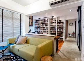 80平米小户型两室一厅装修效果图 书架设计