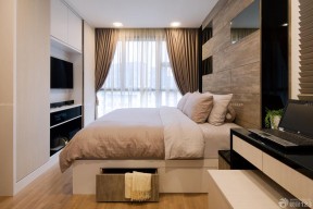 80平米小户型两室一厅装修效果图 卧室组合家具