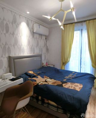 120平三室两厅2卫欧式小卧室装修效果图片