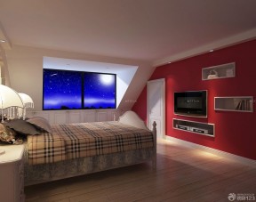 90平米复式小户型阁楼卧室装修效果图片
