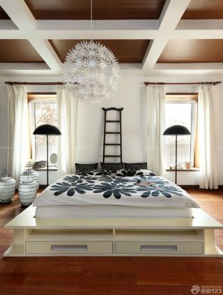 90平米复式小户型卧室装修设计图片