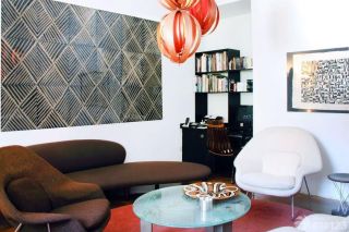80平米小户型客厅异型沙发装修效果图片