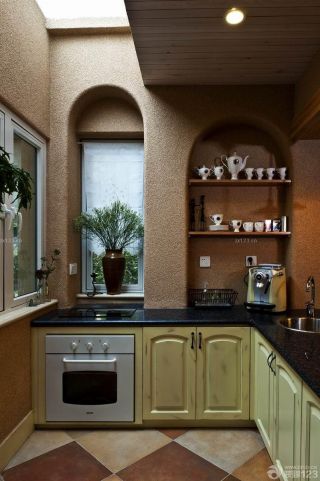 70平米小户型厨房厨房橱柜装修效果图片