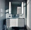 现代风格90平米小户型浪漫的主卧室卫生间装修效果图