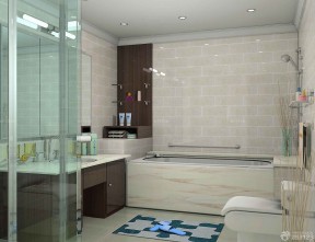 90平米小户型浪漫的主卧室卫生间装修效果图 现代室内装修
