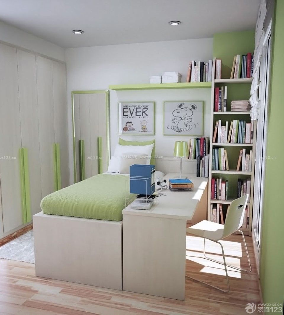 80平米小户型卧室儿童房设计装修效果图