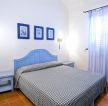 地中海风格80平米小户型卧室装修效果图