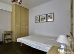 三室一厅120平米卧室白色墙面装修效果图片