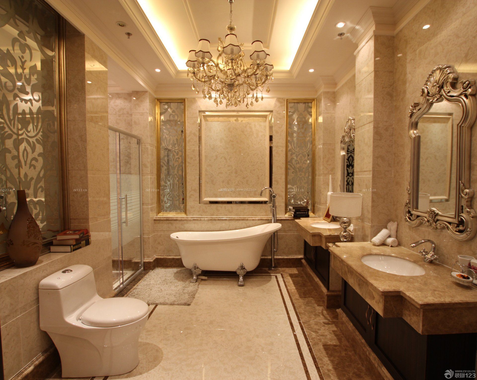 欧式卫浴展厅设计效果图片