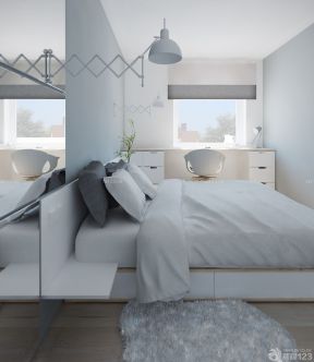 时尚60平米小户型简易卧室设计装修效果图