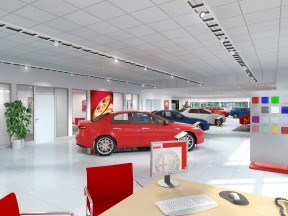 汽车4s店展厅布置设计效果图片