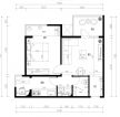 70平小户型单身公寓设计平面图