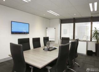 小型会议室现代室内效果图