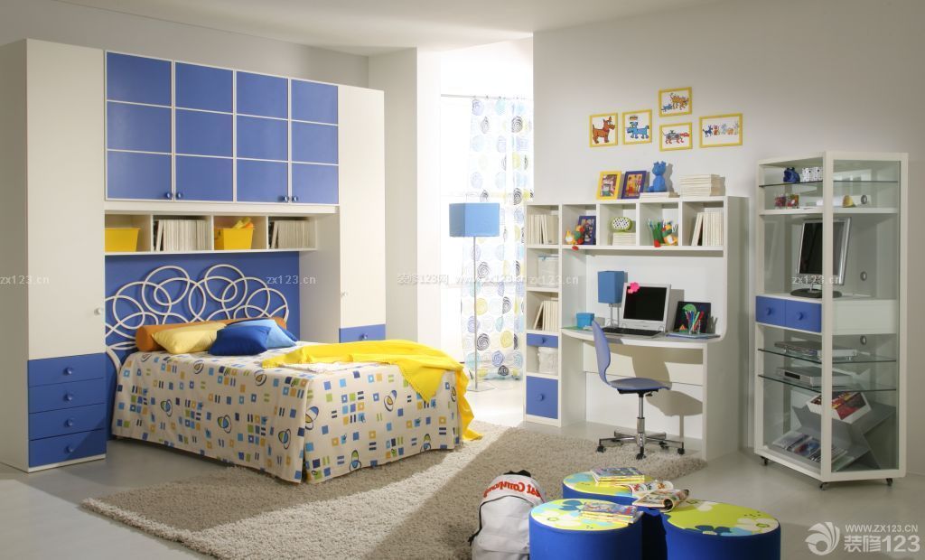 交换空间儿童房间家具装修效果图大全