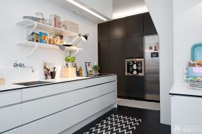 交换空间小户型效果图 厨房置物架图片