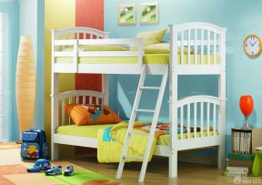 交换空间儿童房装修效果图 儿童房高低床装修效果图