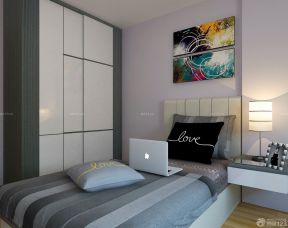 交换空间小户型卧室单人床装修效果图片