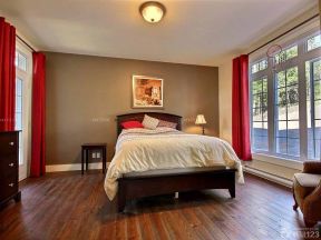 交换空间卧室纯色窗帘装修效果图片