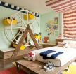 交换空间儿童房条纹窗帘装修设计效果图片