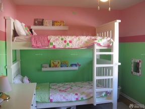 交换空间儿童房设计 高低床图片