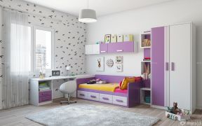 交换空间儿童房窗帘搭配效果图设计