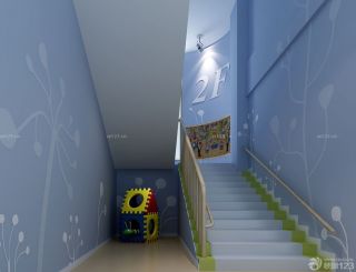幼儿园楼梯设计装修效果图图片