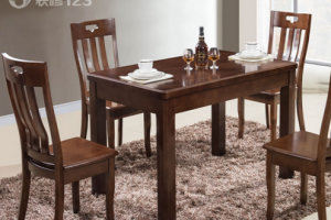 实木餐桌餐椅选购与保养  与餐厅的完美搭配