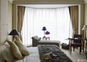 五星宾馆客房窗帘装修效果图片2023