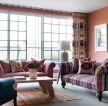 传统欧式家装客厅颜色搭配效果图
