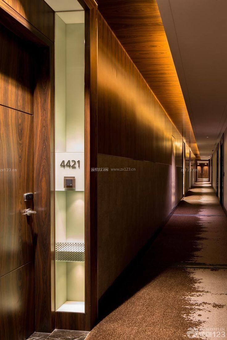 大型宾馆走廊设计效果图集 