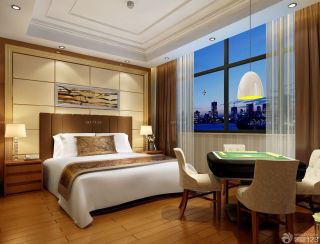 现代宾馆房间床头柜设计效果图片大全