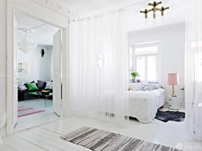 客厅与卧室隔断 美式风格装修