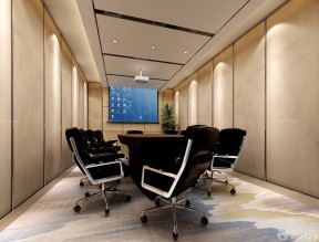 简单宾馆装修 小型会议室效果图