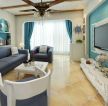 家装客厅地中海风格电视背景墙设计