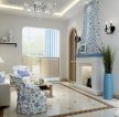 地中海风格简约别墅设计客厅效果图片
