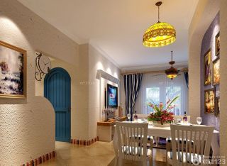 地中海风格小户型装修设计客厅效果图片