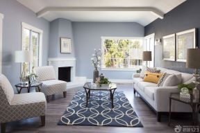 客厅设计图 美式布艺沙发图片