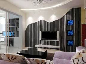 时尚家装墙纸电视背景墙设计