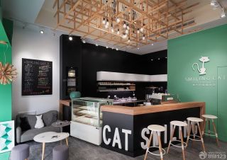 现代风格咖啡馆设计效果图片