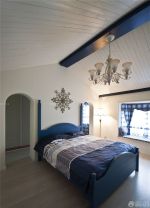 地中海风格卧室吊顶设计装修图片