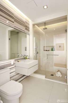卫生间淋浴隔断 现代风格装修