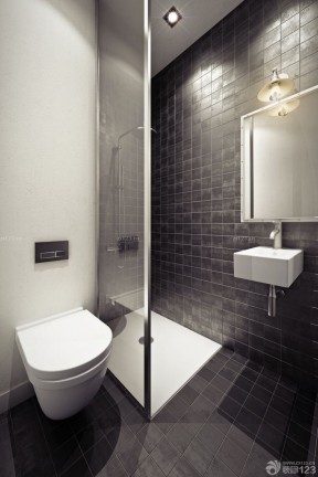卫生间隔断图片 卫生间淋浴房